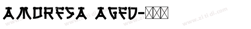 Amoresa Aged字体转换